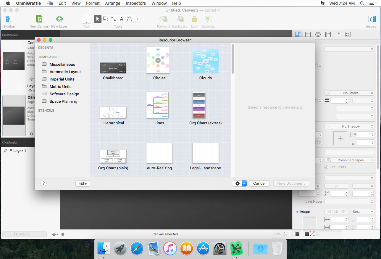 Hướng dẫn tải và cài đặt OmniGraffle Pro 7 Cho MacOS