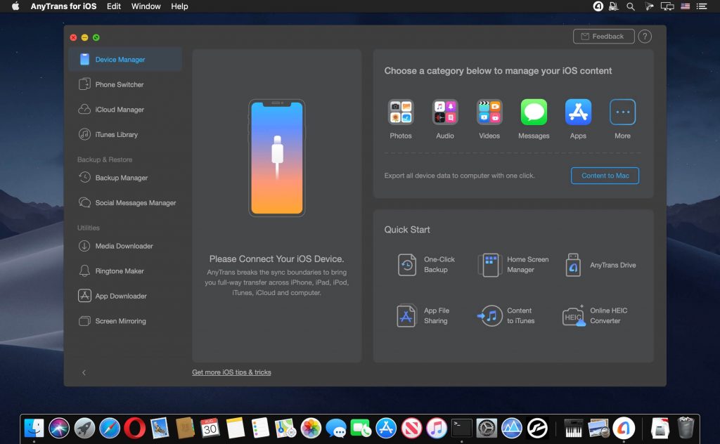 Hướng dẫn tải và cài đặt AnyTrans cho MacOS