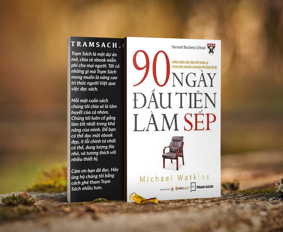 Download sách 90 Ngày Đầu Tiên Làm Sếp (Sách nói + BDF)