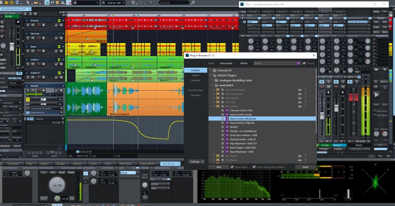 Hướng dẫn tải và cài đặt MAGIX Samplitude Pro X6 Suite 17 